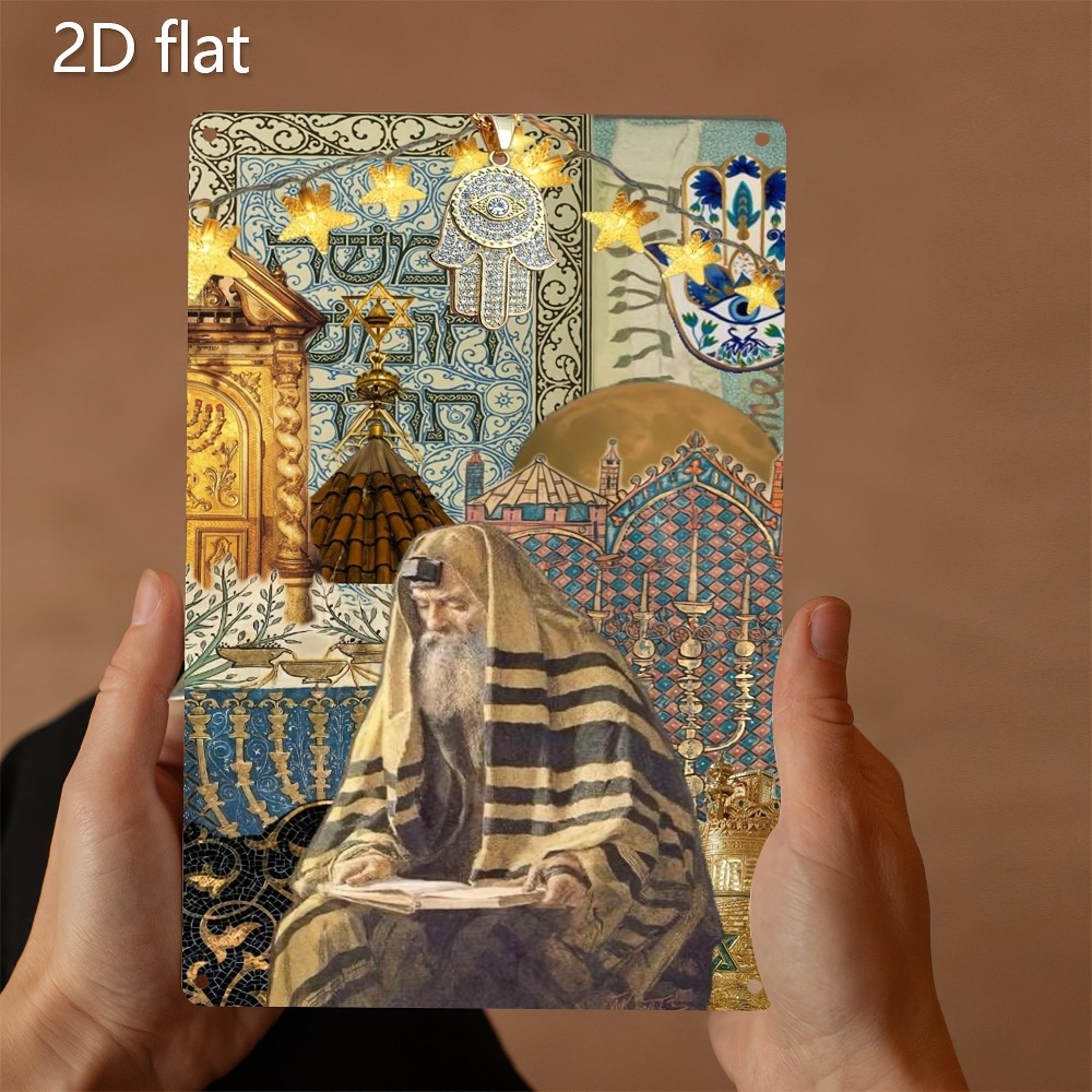 Art & Craft Jojo - لوحة جدارية معدنية مقاومة للماء من