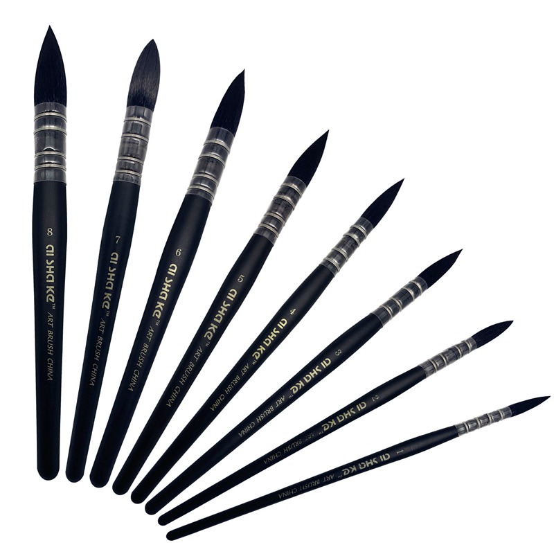 Gouache Paint Set - 1 قطعة Mop رسم بالألوان المائية