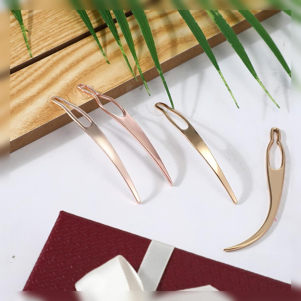 Crochet Hook Set - مجموعة من 4 إبر كروشيه لتسريح
