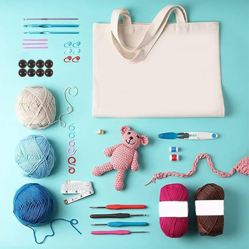 لوازم الحياكة والكروشيه، مجموع - مراجعة Crochet Hook Set وسعره