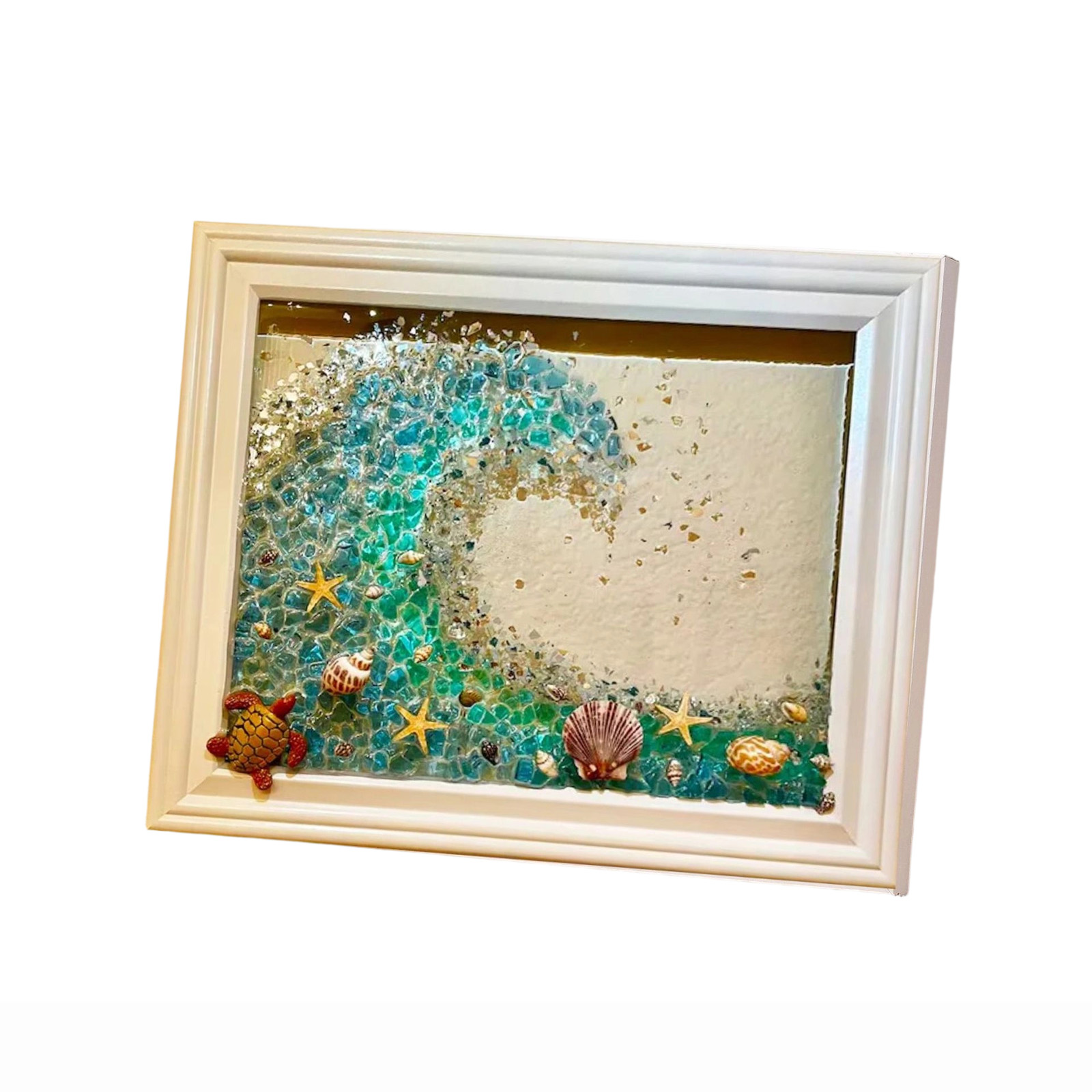 مجموعات فن الزجاج البحري، إطار - مراجعة Art Craft Earth Day وسعره
