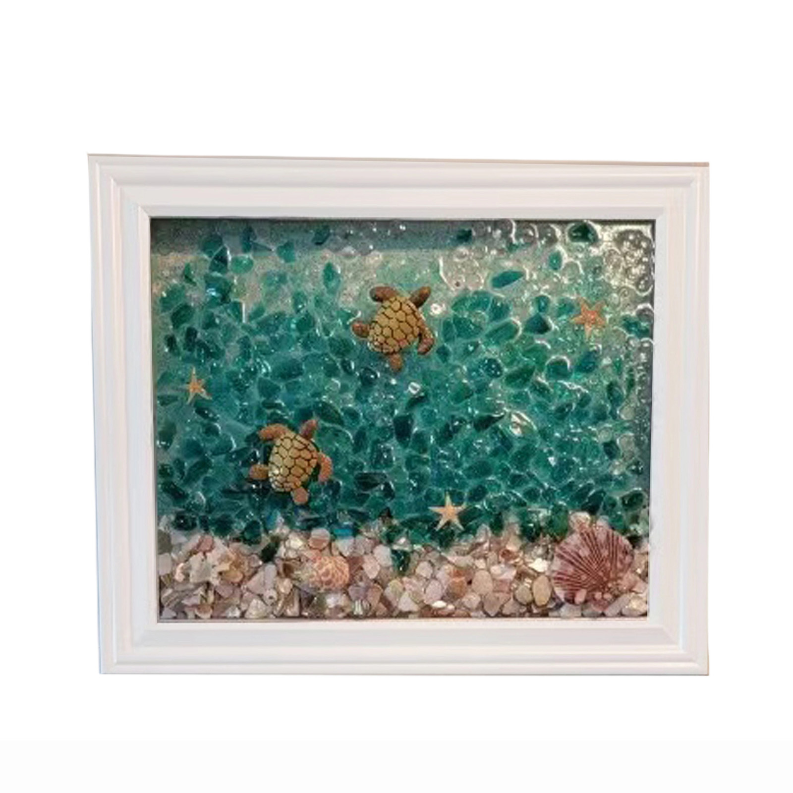 مجموعات فن الزجاج البحري، إطار - مراجعة Art Craft Earth Day وسعره
