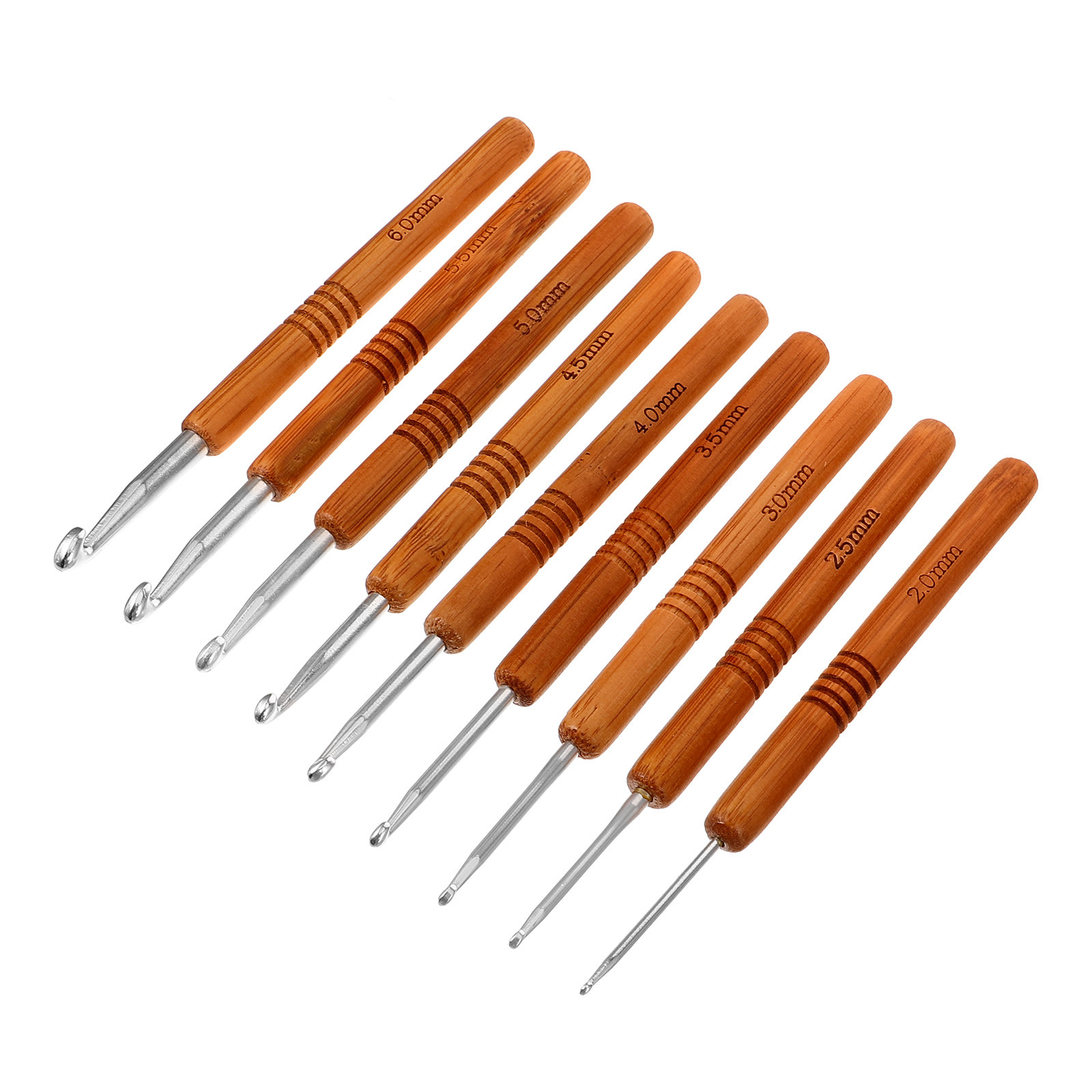 مجموعة من 9 قطع من إبر الكروشي - مراجعة Crochet Hook Set وسعره
