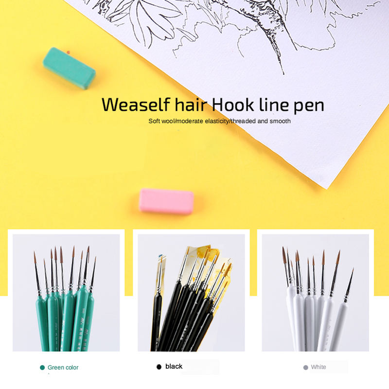 4/5/10 قطع فرش رسم فنية صغيرة  - مراجعة Gouache Paint Set وسعره