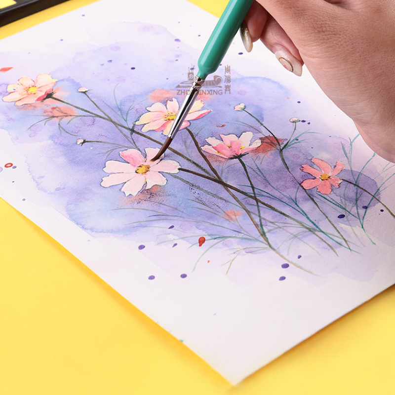 4/5/10 قطع فرش رسم فنية صغيرة  - مراجعة Gouache Paint Set وسعره