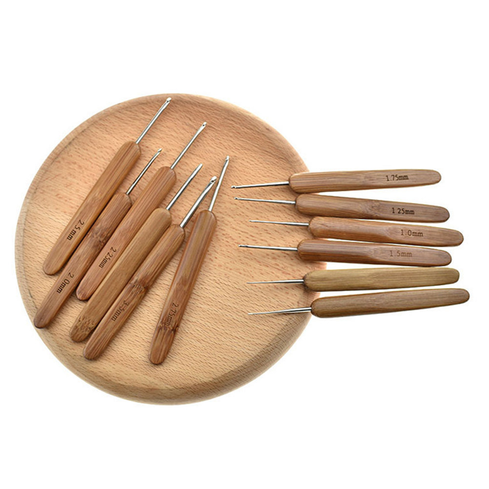 مجموعة من سنارات الكروشيه بمقب - مراجعة Crochet Hook Set وسعره