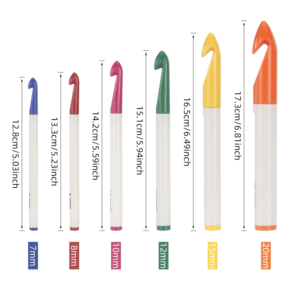 مجموعة إبر الكروشيه اليدوية لل - مراجعة Crochet Hook Set وسعره
