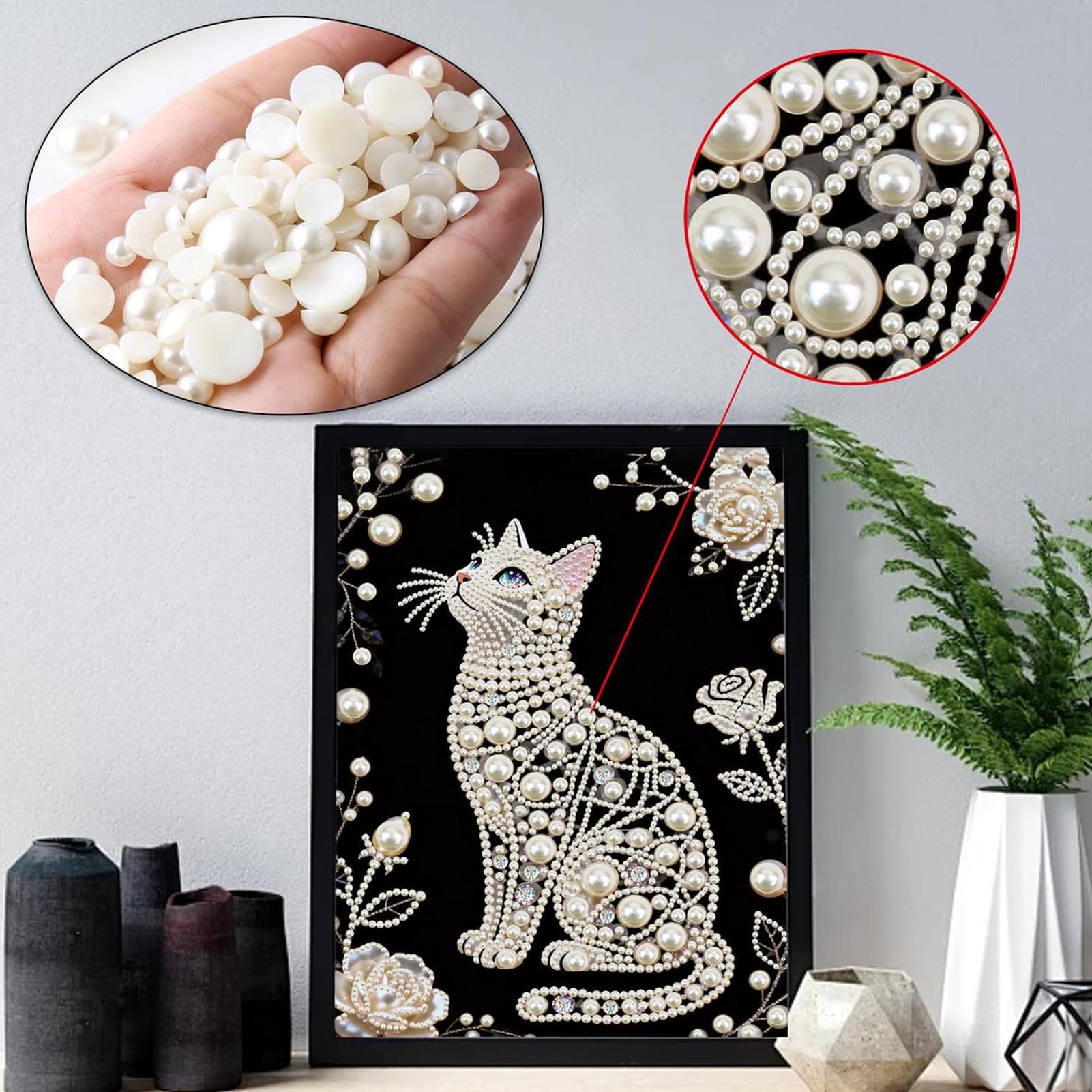 مجموعات رسم باللؤلؤ على شكل قط - مراجعة Art Craft Mother'S Day وسعره