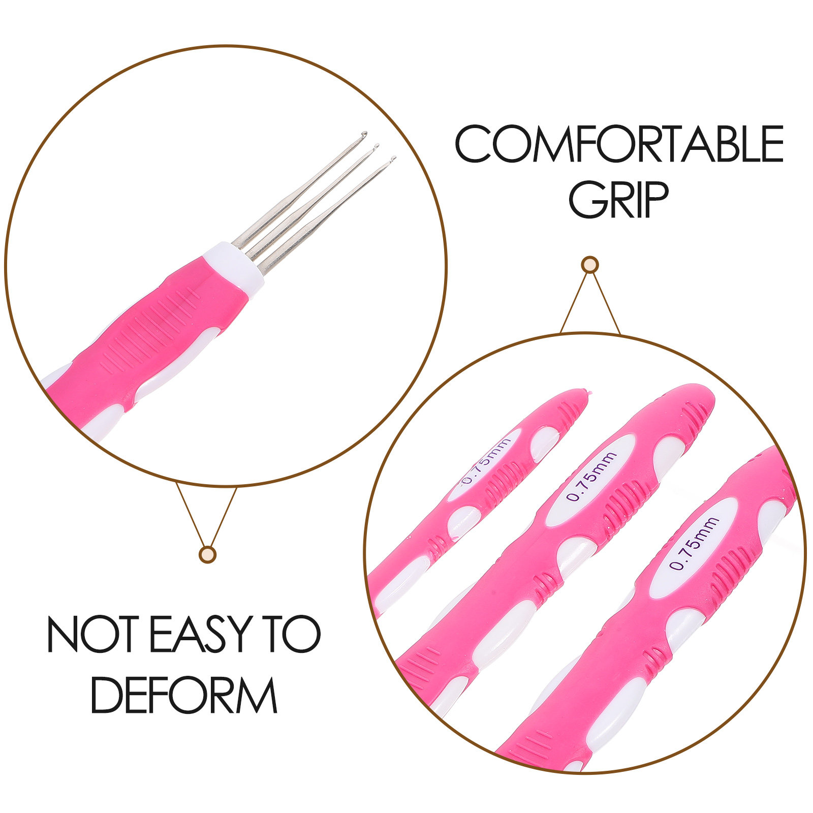 مجموعة من 3 قطع من خطافات الكر - مراجعة Crochet Hook Set وسعره