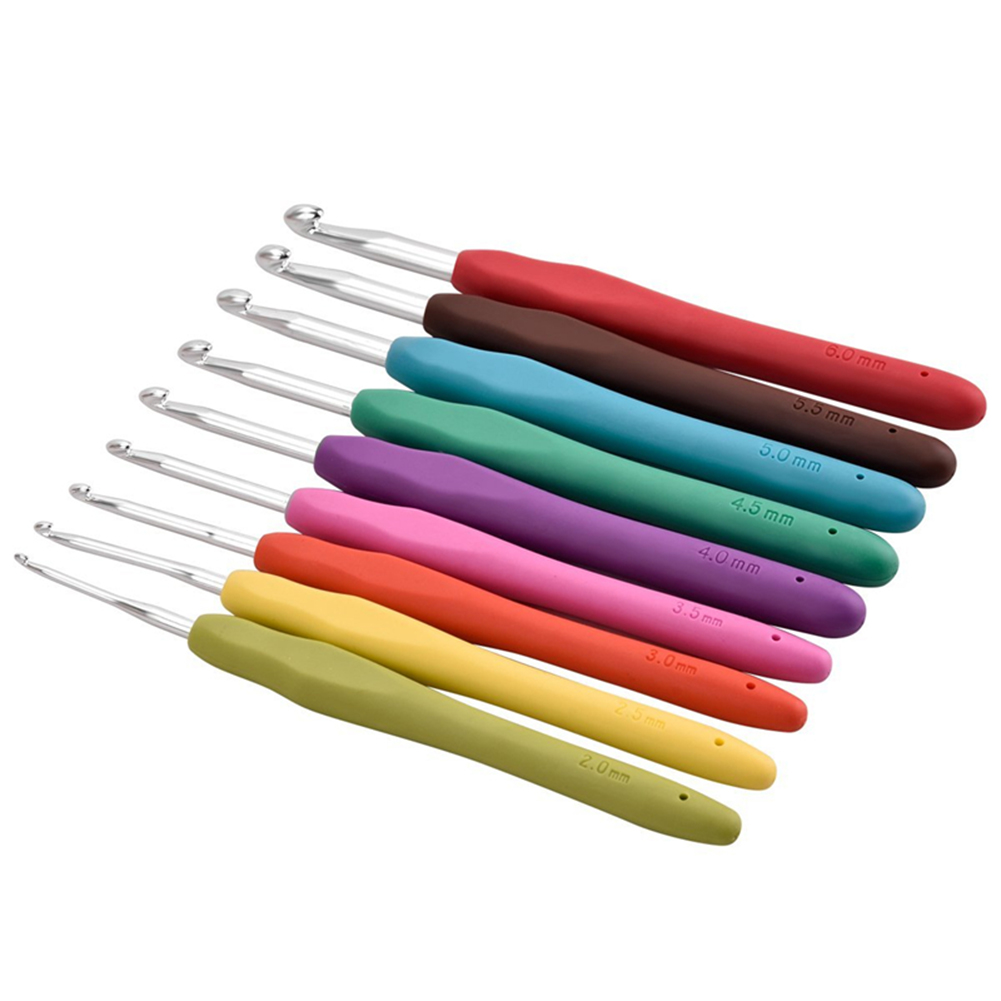 مجموعة إبر الكروشيه للحياكة ال - مراجعة Crochet Hook Set وسعره