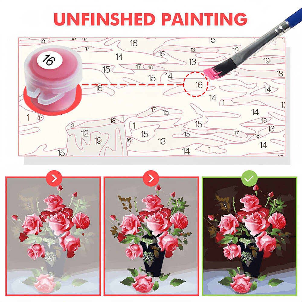لوحة زيتية بالأرقام منظر طبيعي - مراجعة Art Craft Website وسعره