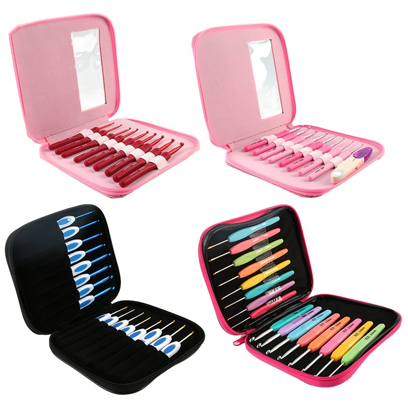 9 قطعة مجموعة خطاف كروشيه 2.5- - مراجعة Crochet Hook Set وسعره