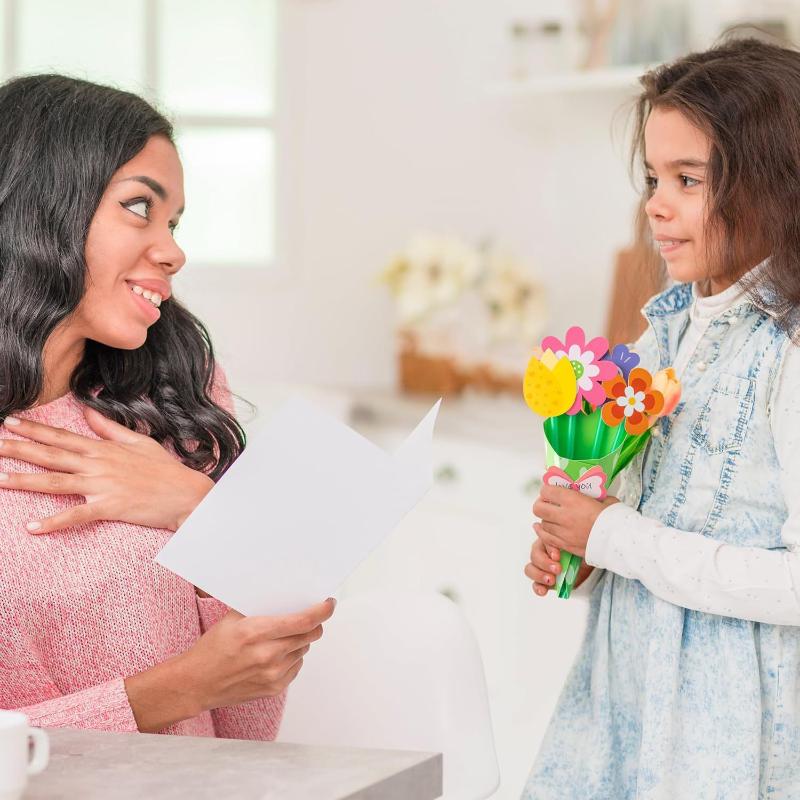 طقم صناعة باقات الزهور للأطفال - مراجعة Art Craft Mother'S Day وسعره