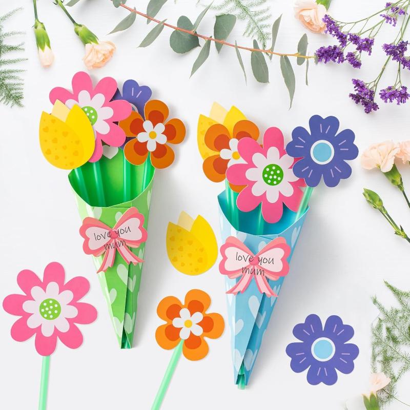 طقم صناعة باقات الزهور للأطفال - مراجعة Art Craft Mother'S Day وسعره