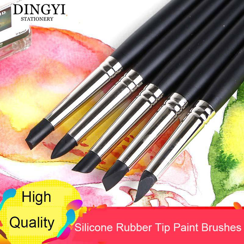 5 قطعة المطاط سيليكون تلميح ال - مراجعة Gouache Paint Set وسعره