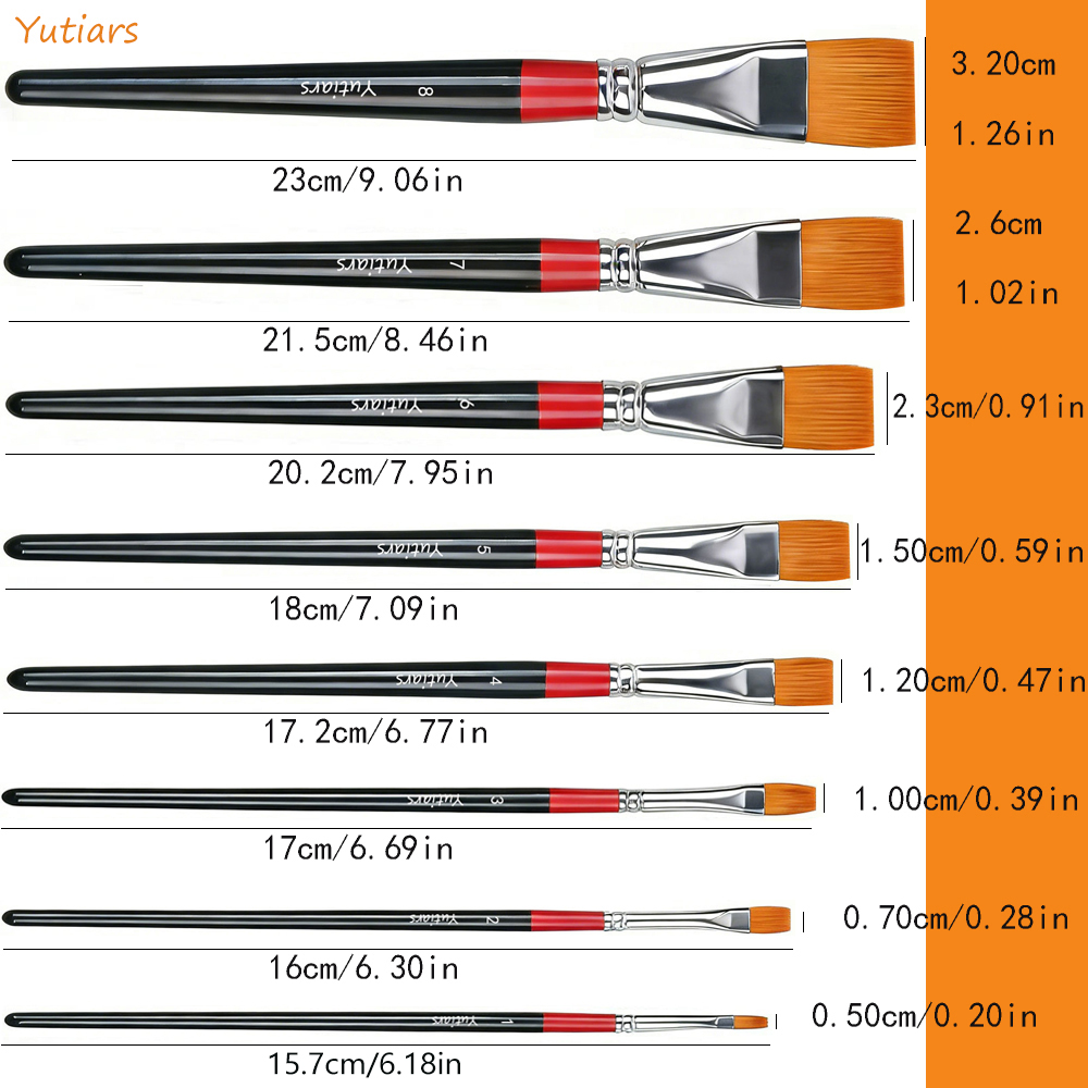 فرشاة طلاء مسطحة للفنانين بشعر - مراجعة Gouache Paint Set وسعره