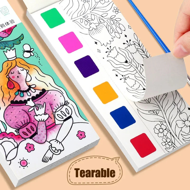 مجموعة كتب ألوان مائية محمولة  - مراجعة Gouache Paint Set وسعره