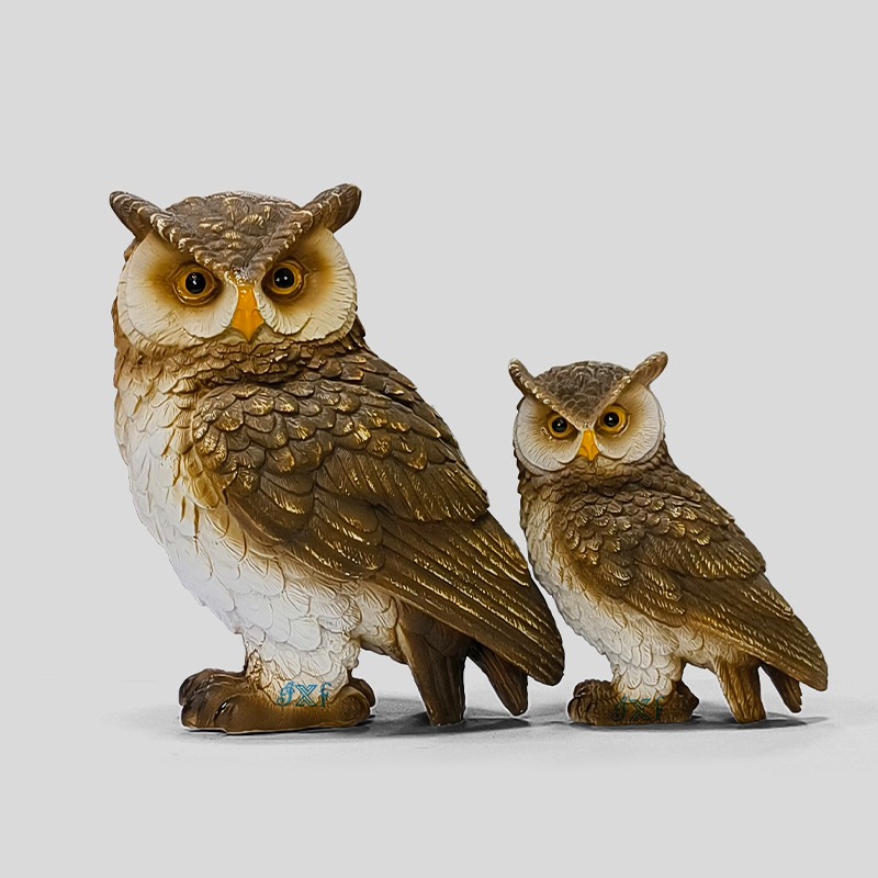 تمثال بومة من الراتنج للديكور  - مراجعة Art Craft Website وسعره