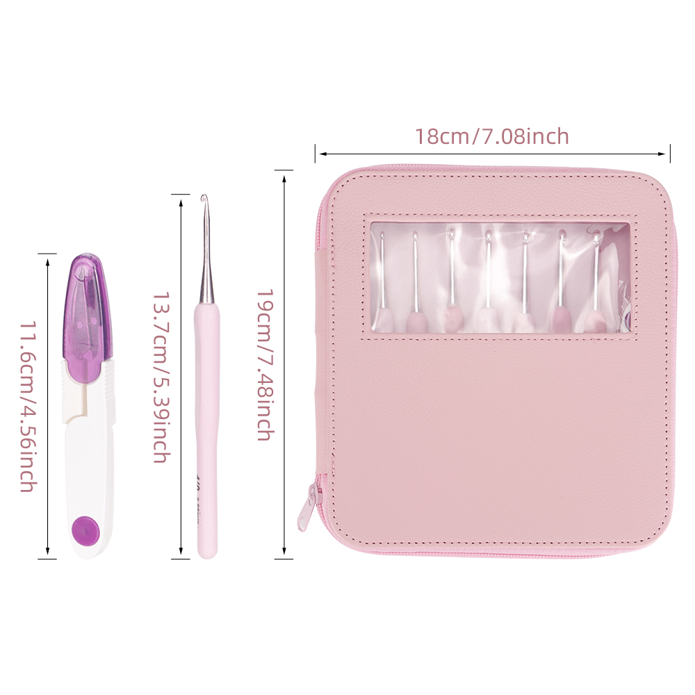 مجموعة أدوات الكروشيه، إبر حيا - مراجعة Crochet Hook Set وسعره
