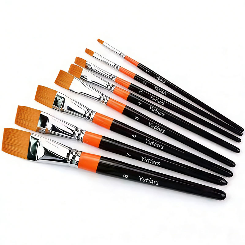 مجموعة من 8 فرش رسم مسطحة احتر - مراجعة Gouache Paint Set وسعره