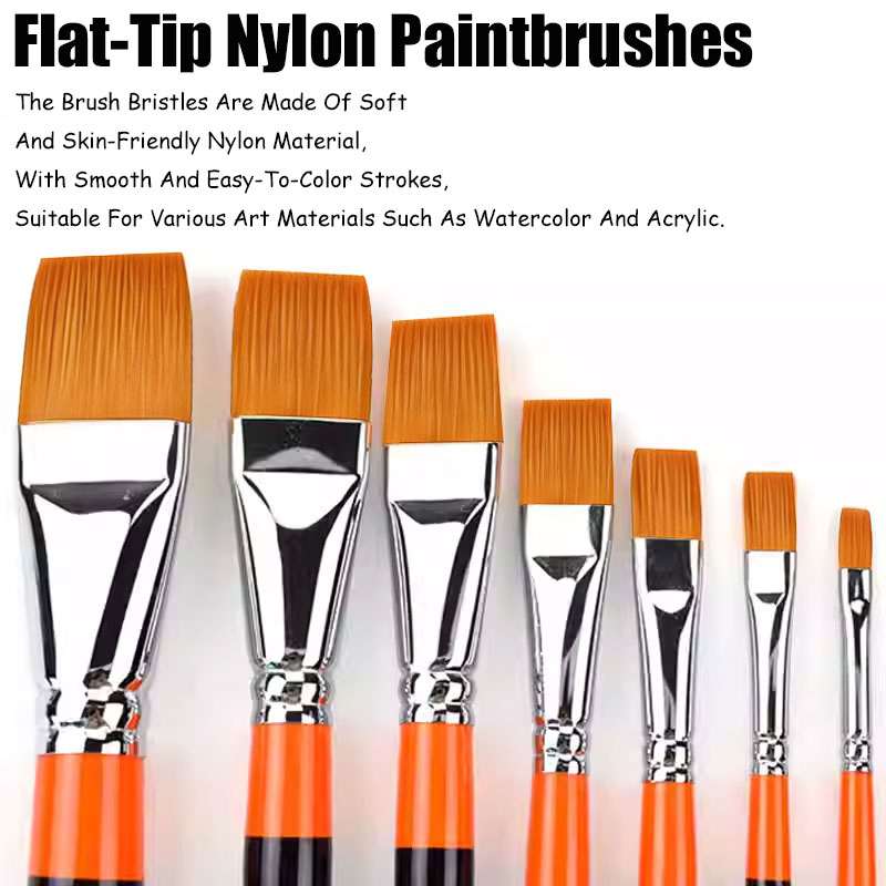 مجموعة من 8 فرش رسم مسطحة احتر - مراجعة Gouache Paint Set وسعره