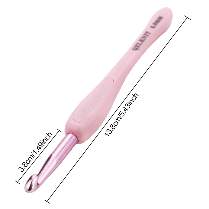 طقم 8 قطع من إبر الحياكة الورد - مراجعة Crochet Hook Set وسعره