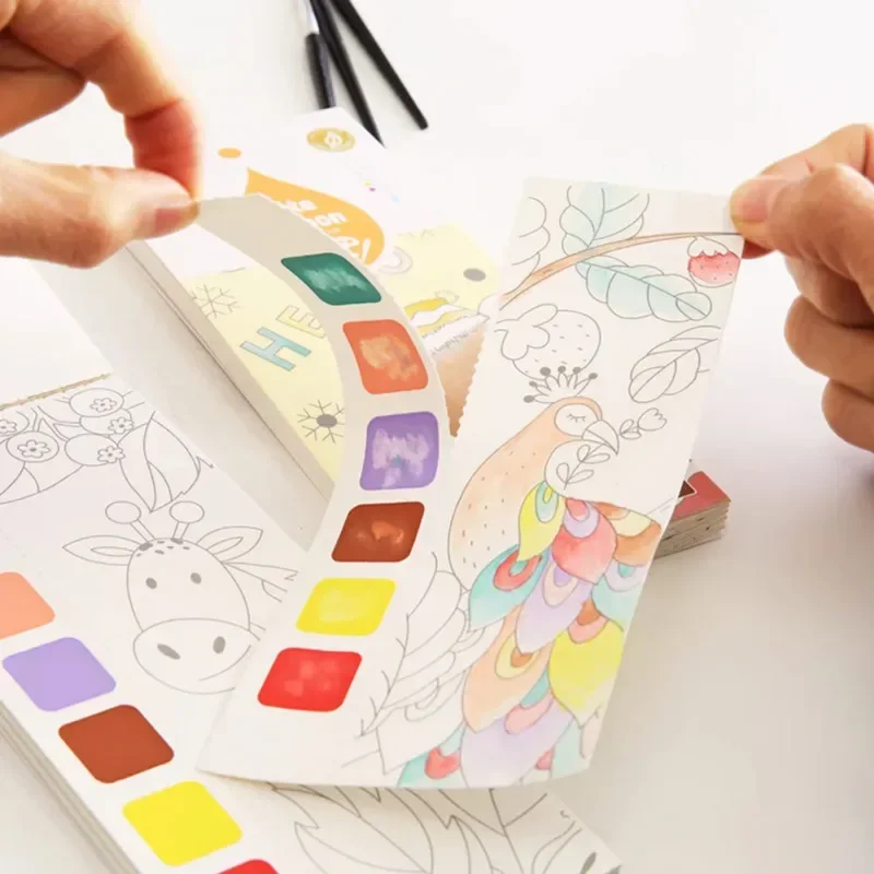 أطفال المحمولة الرسم بالألوان  - مراجعة Gouache Paint Set وسعره